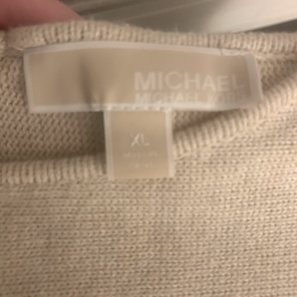 XL Michael Kors tan sweater